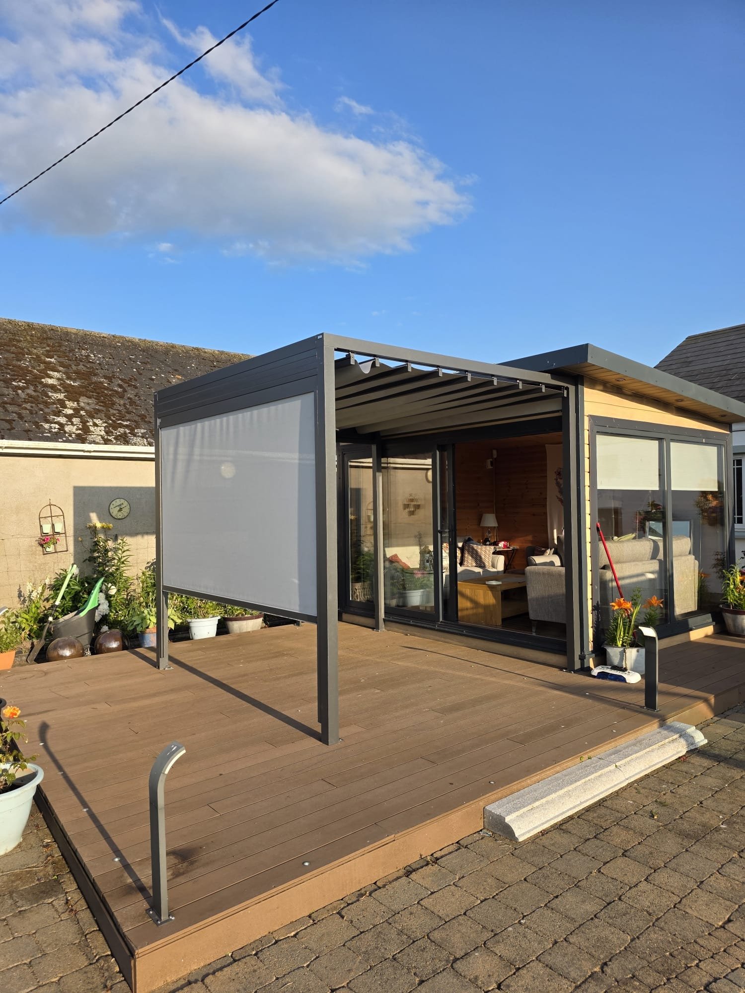 ZIP screen blind installation in Portarlington